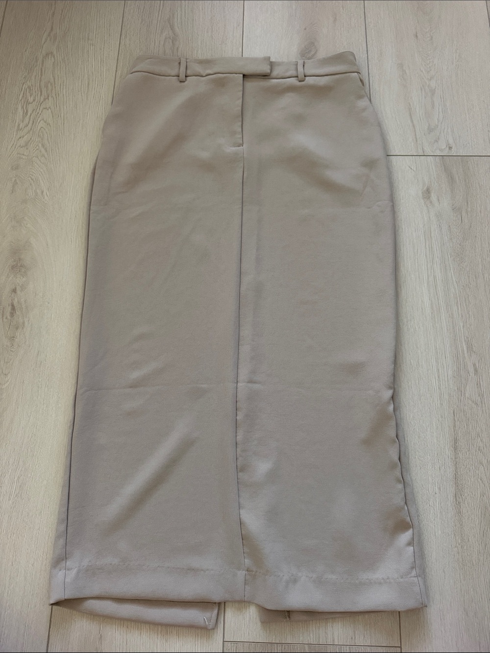 Joie Neutral Beige High-Waist Pencil Skirt